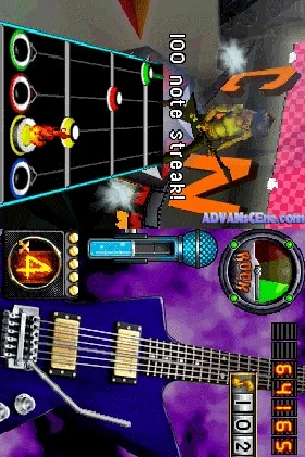 Guitar Hero - On Tour - Decades (USA) (En,Fr) (Demo) (Kiosk) screen shot game playing